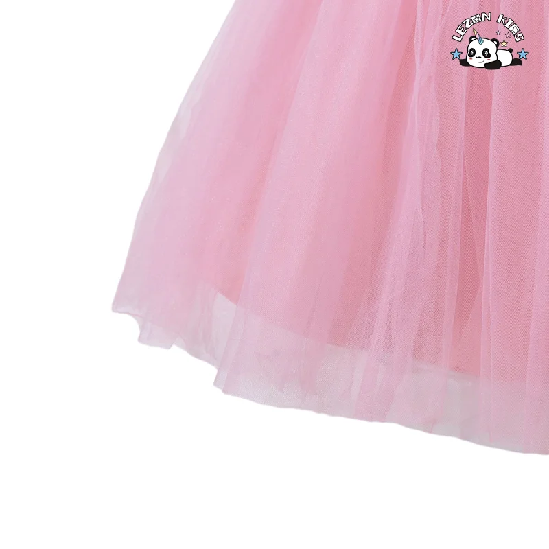 LEZONKIDS - More Popular in 2024 Sequined Puff Princess Dress Puff Sleeve Children's Dance Princess Dress